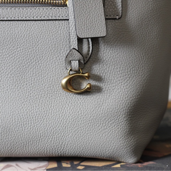 Coach women’s pebble leather Taylor medium tote - Picture 7 of 9